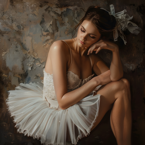 性感芭蕾舞美女个人写真艺术照